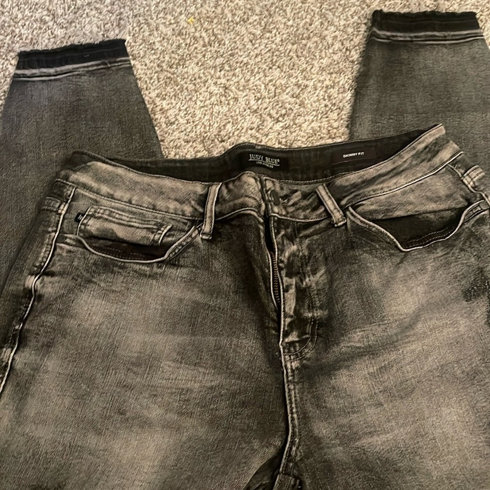 Judy Blue Black Wash Skinny Fit Size 18W Jeans